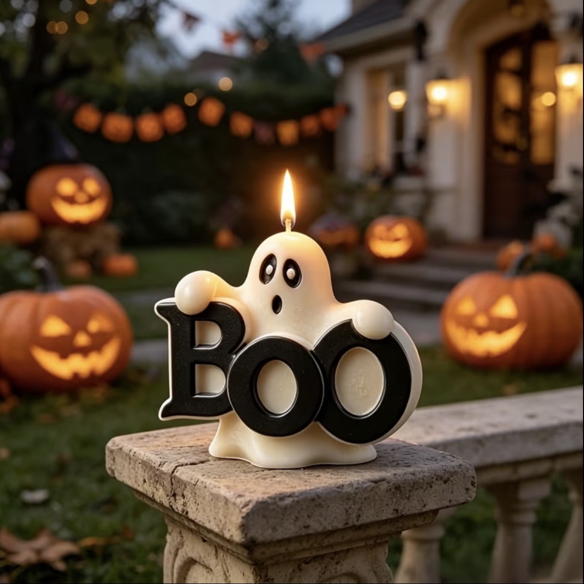 Boo Ghost Candle
