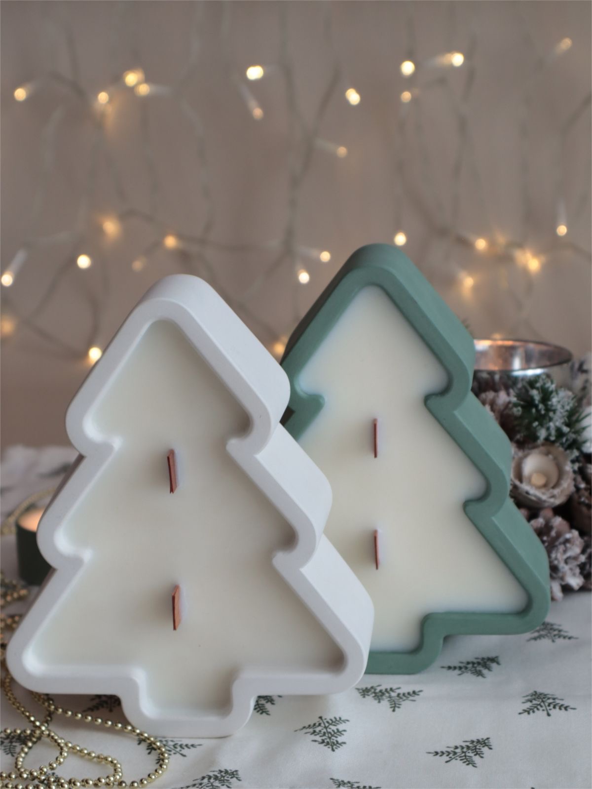 Christmas Tree Vessel Candle