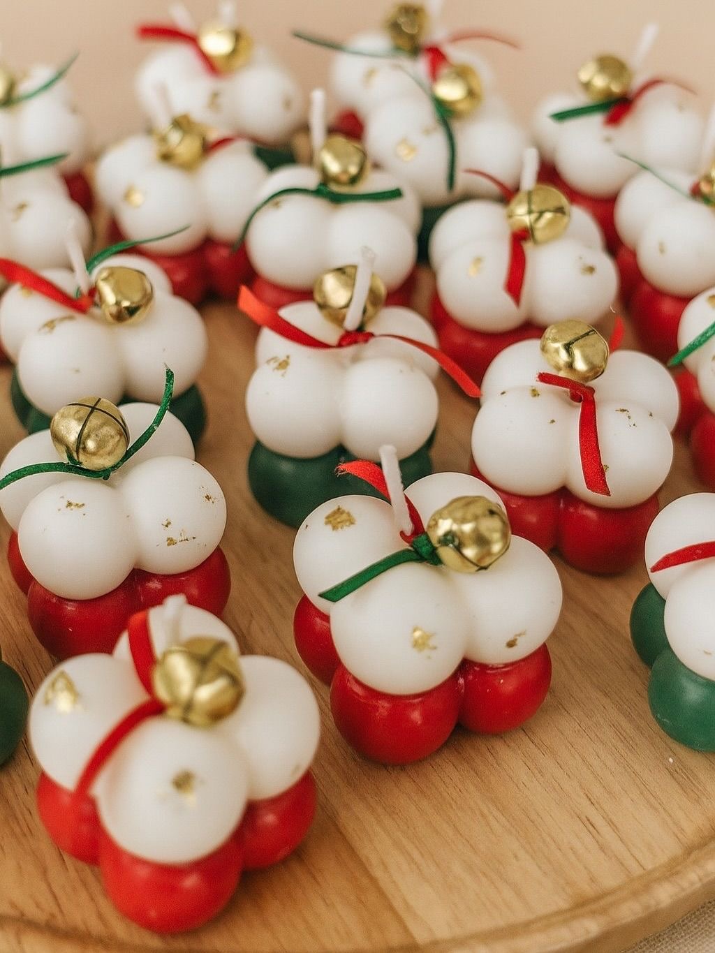 Christmas Berry Cluster Candles