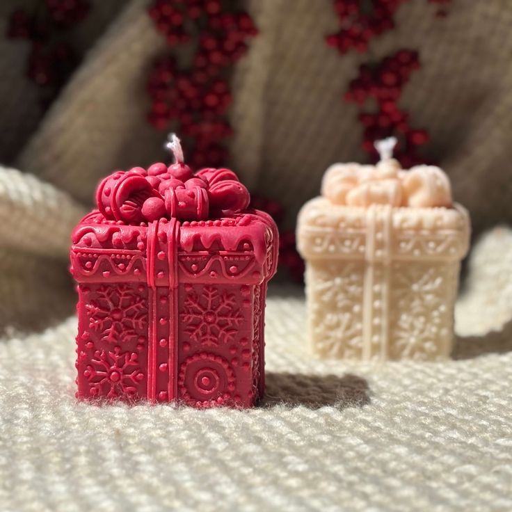 Christmas Gift Box Candles