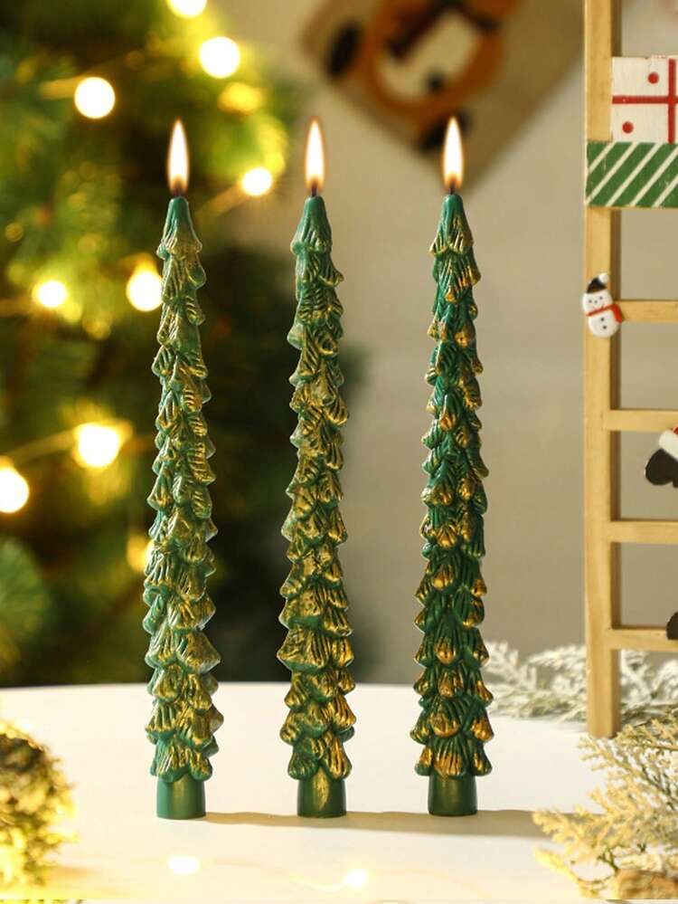 Pine Taper Candles