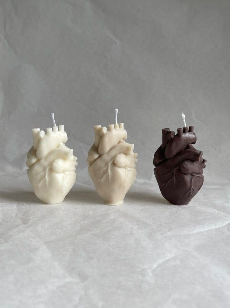 Anatomical Heart Candles